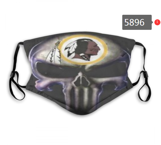 2020 NFL Washington Red Skins #2 Dust mask with filter